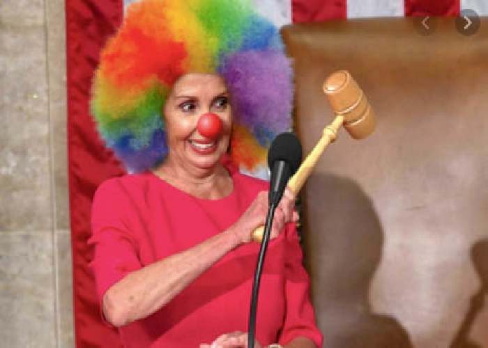 The World Laughs at, not with, Pelosi The Clown!!!